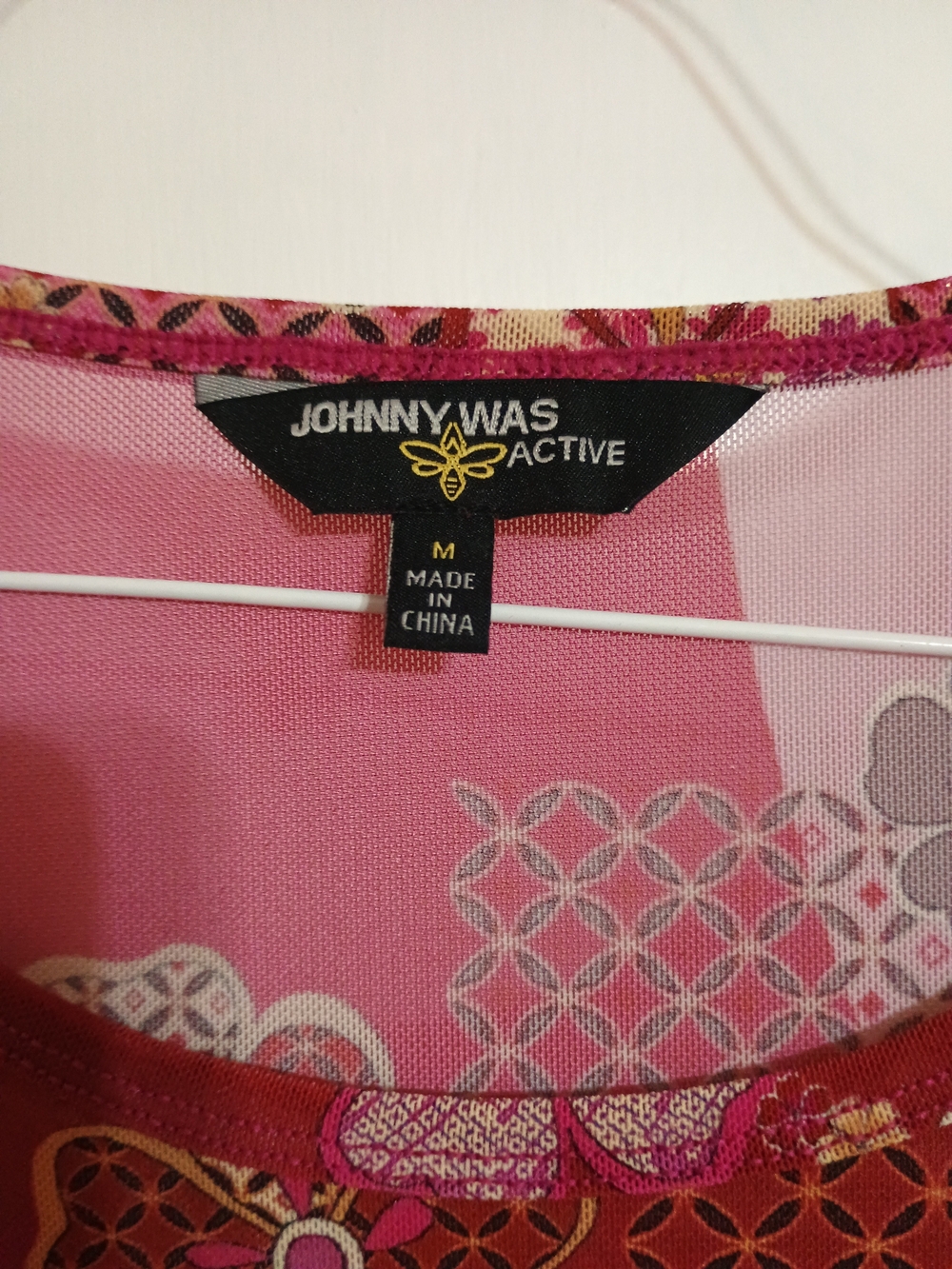 Johnny Was Pink & Magenta Mixed-Print Tank Top